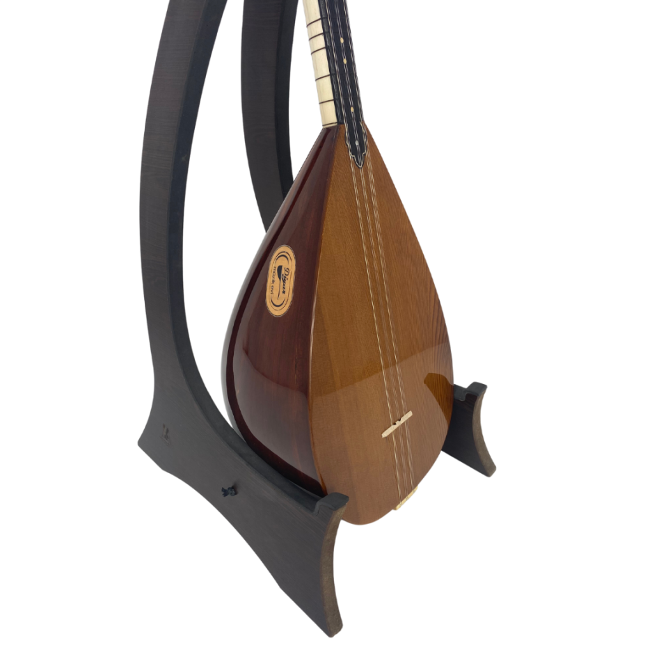 Uzun Sap Profesyonel Bağlama (40 Boy Ardıç)