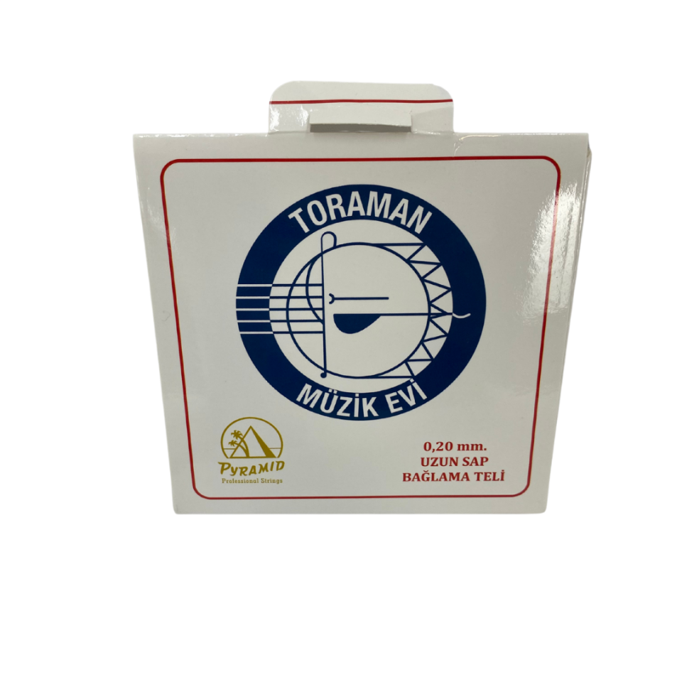 Toraman Müzik Evi 0.20 mm Pyramid Uzun Sap Bağlama Teli