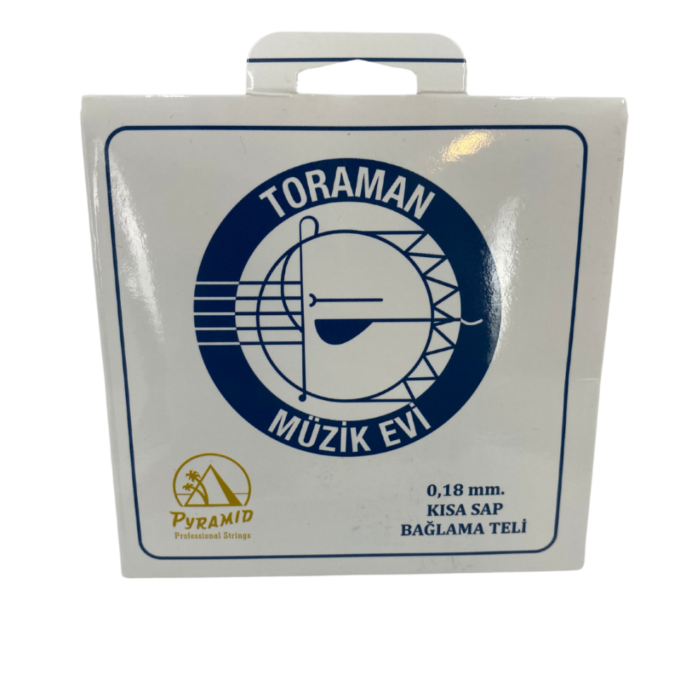 Toraman Müzik Evi 0,18 mm Pyramid Kısa Sap Bağlama Teli
