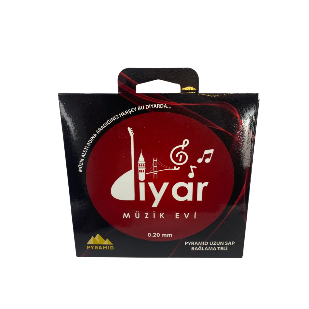 Diyar Müzik Evi 0.20 mm Pyramid Uzun Sap Bağlama Teli