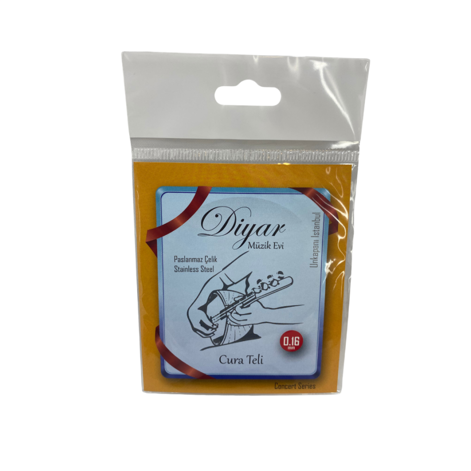 Diyar Müzik Evi 0.16 mm Paslanmaz Çelik Cura Teli