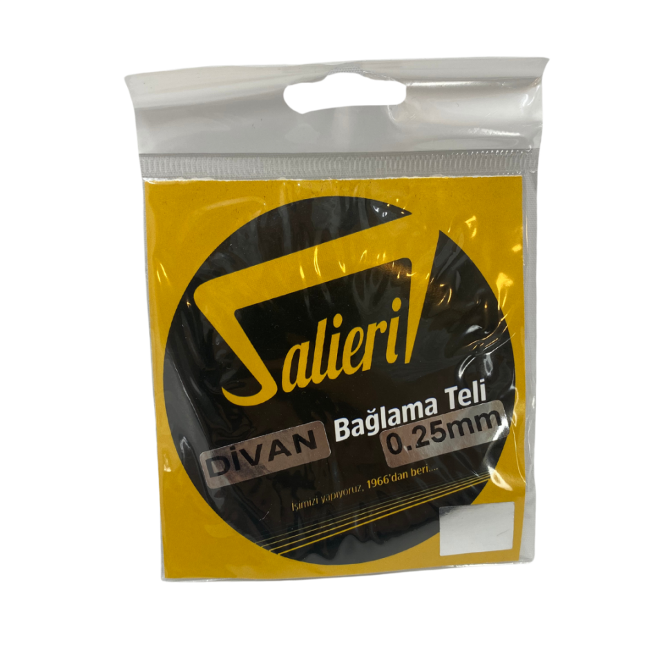 Salieri 0.25 mm Paslanmaz Çelik Divan Saz Teli