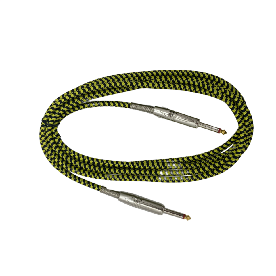 Enstrüman Jack Kablosu 3 Metre (4 Renk) Sarı