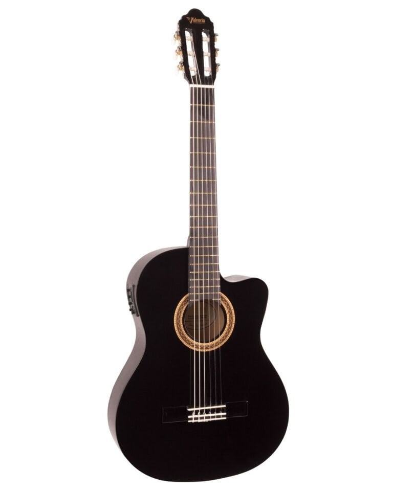 Valencia Elektro Klasik Gitar - VC104TCEBK