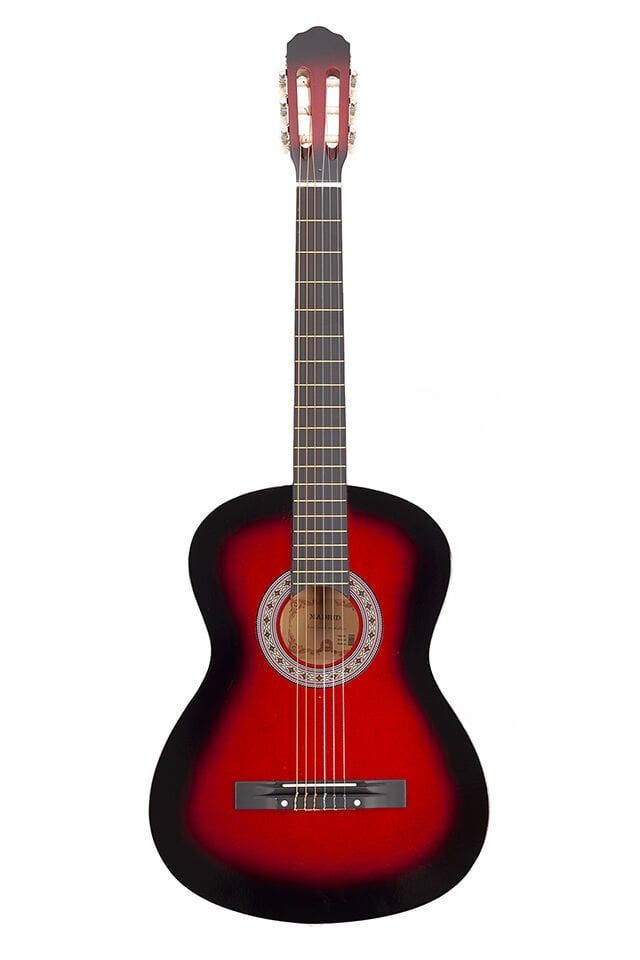 Madrid Mcg-125 Rds-Kırmızı Siyah 39'' Klasik Öğrenci Gitarı